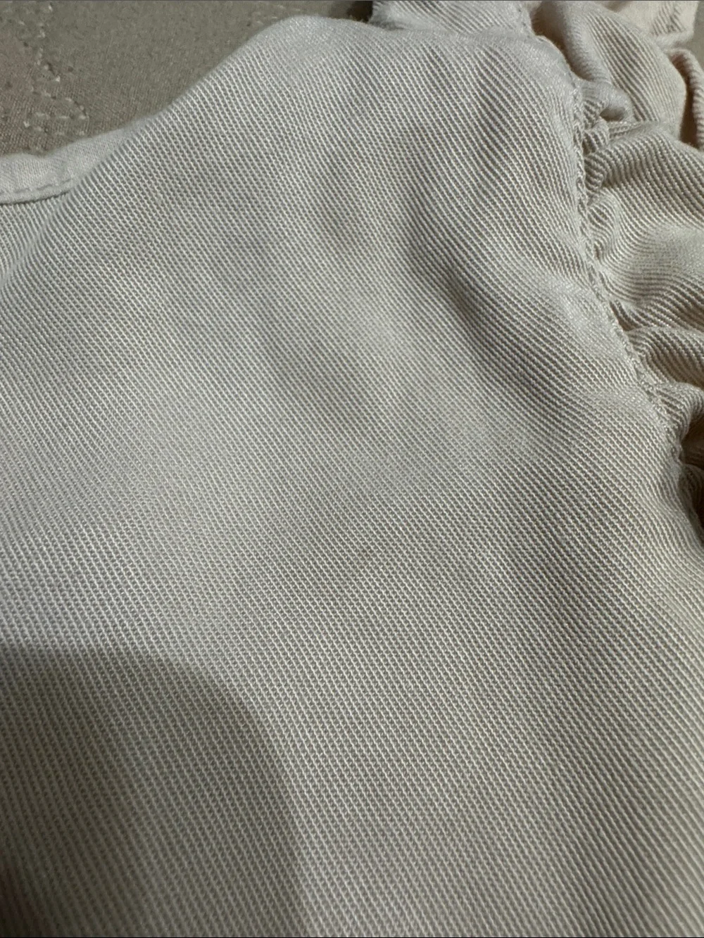 Zara Two-Tone Ruffle Strap Romper - White & Brown 4-5 years